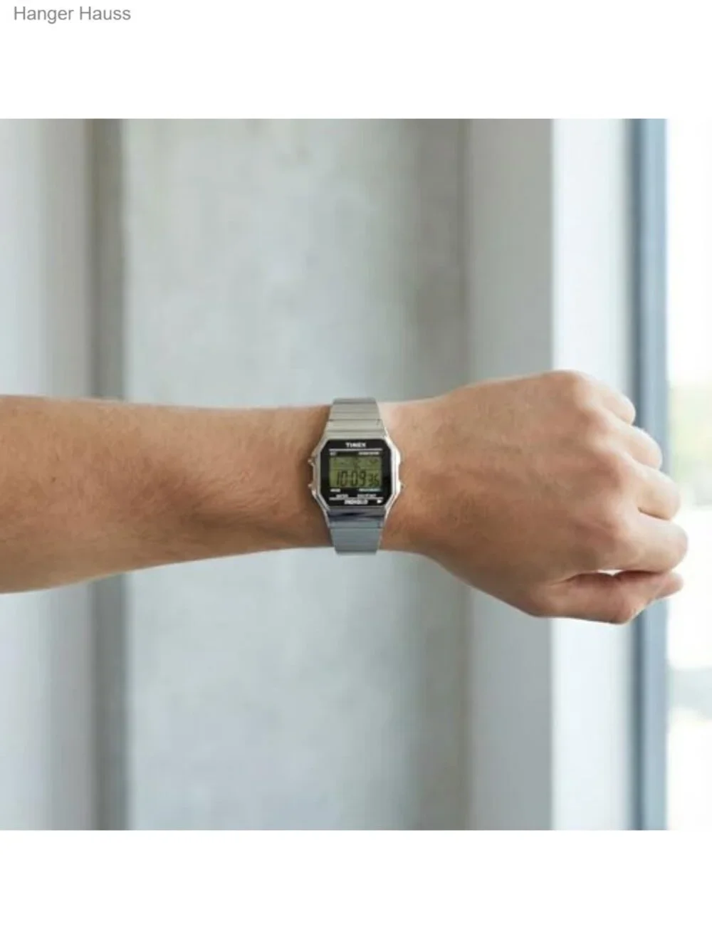 Men's Digital Watch with Chronograph and Indiglo Light Up Dial